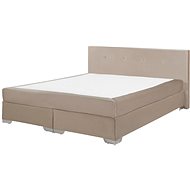 BELIANI postel CONSUL 180 × 200 cm, eko kůže, béžová - Postel