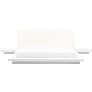 BELIANI postel ZEN 160 × 200 cm, bílá - Postel