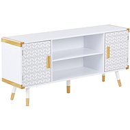 BELIANI bílý BANES - TV stolek