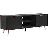 Černý BELIANI INDIO - TV stolek