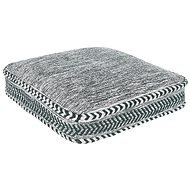 BELIANI ground boulder 60 × 60 × 12 cm green / white BIRCH - Pillow Seat