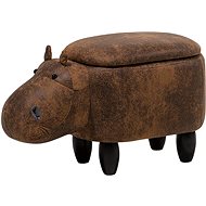 Světle hnědá BELIANI hrošík HIPPO - Stool