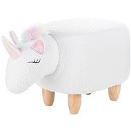 Bílá BELIANI UNICORN - Stool
