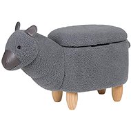 Šedá BELIANI ALPACA - Stool
