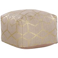 BELIANI puf 67 × 67 cm béžový MAMALA - Ottoman