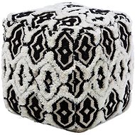 BELIANI puf černo bílý 45 × 45 cm ORAI - Ottoman