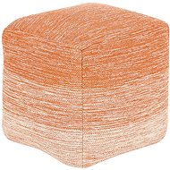 BELIANI puf oranžový 40 × 40 cm HIRRI - Ottoman