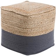 BELIANI puf tmavě šedá 44 × 44 cm KIRAMA - Ottoman