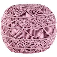 BELIANI Růžový puf 40 × 40 cm KAYSERI - Ottoman