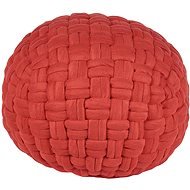 Sametový BELIANI 45 × 35 cm červený HOPA - Taburet