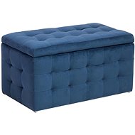 BELIANI Chesterfield v tmavě modré barvě MICHIGAN - Ottoman