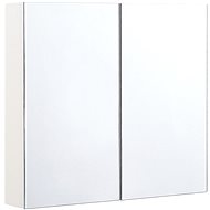 BELIANI zrcadlová 80 × 70 cm bílo stříbrná NAVARRA - Bathroom Cabinet