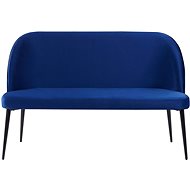 2místná sametová BELIANI modrá OSBY - Pohovka