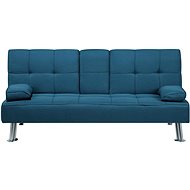 Sofa BELIANI upholstered blue ROXEN - Couch
