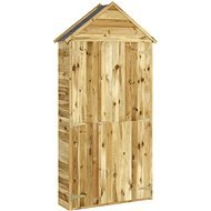 SHUMEE Skříň zahradní, dřevěná 107 × 37 × 220 cm - Garden Storage Cabinet
