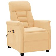 Shumee krémové umělá broušená kůže, 3073595 - Massage Chair