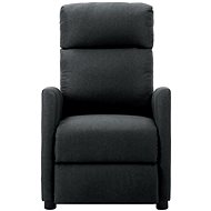 Shumee polohovací tmavě šedé textil, 3073647 - Massage Chair
