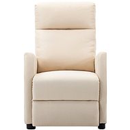 Shumee polohovací krémové textil, 3073655 - Massage Chair