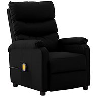 Shumee polohovací černé umělá kůže, 3073677 - Massage Chair