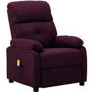 Shumee polohovací fialové textil, 3073819 - Massage Chair