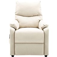 Shumee polohovací krémové textil, 3073826 - Massage Chair