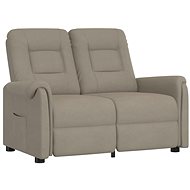Shumee 2místné polohovací světle šedé mikrovlákno, 3084222 - Massage Chair