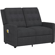 Shumee 2místné polohovací tmavě šedé textil, 3084294 - Massage Chair