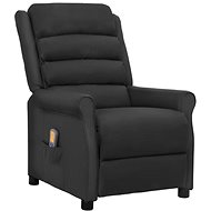 Shumee zvedací polohovací černé umělá kůže, 3093204 - Massage Chair