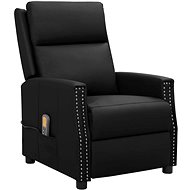 Shumee zvedací polohovací černé umělá kůže, 3093218 - Massage Chair
