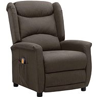 Shumee zvedací polohovací hnědé textil, 3093253 - Massage Chair