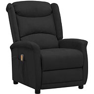 Shumee zvedací polohovací černé látka z mikrovlákna, 3093269 - Massage Chair
