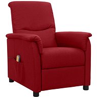 Shumee zvedací polohovací vínové textil, 3093284 - Massage Chair