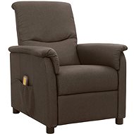 Shumee zvedací polohovací hnědé textil, 3093285 - Massage Chair