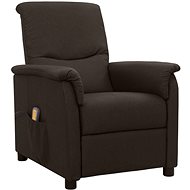 Shumee zvedací polohovací tmavě hnědé textil, 3093286 - Massage Chair