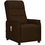 Shumee zvedací polohovací hnědé umělá kůže, 3093325 - Massage Chair