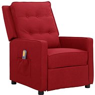 Shumee zvedací polohovací vínové textil, 3093344 - Massage Chair
