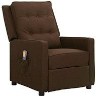 Shumee zvedací polohovací tmavě hnědé textil, 3093346 - Massage Chair