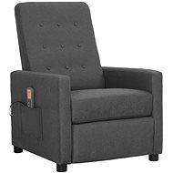 Shumee zvedací polohovací světle šedé textil, 3093365 - Massage Chair