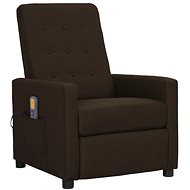 Shumee zvedací polohovací tmavě hnědé textil, 3093370 - Massage Chair