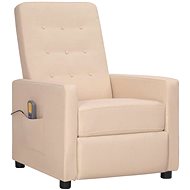Shumee zvedací polohovací krémové textil, 3093374 - Massage Chair