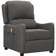 Shumee zvedací polohovací tmavě šedé textil, 3093406 - Massage Chair