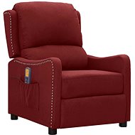 Shumee zvedací polohovací vínové textil, 3093408 - Massage Chair