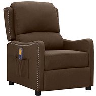 Shumee zvedací polohovací hnědé textil, 3093409 - Massage Chair