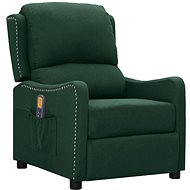 Shumee zvedací polohovací tmavě zelené textil, 3093411 - Massage Chair