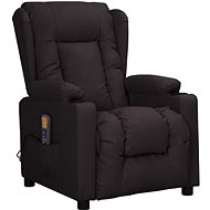 Shumee zvedací polohovací černé umělá kůže, 3093450 - Massage Chair