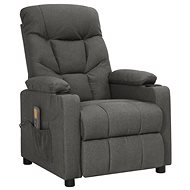 Shumee zvedací polohovací tmavě šedé textil, 3093468 - Massage Chair