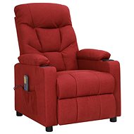 Shumee zvedací polohovací vínové textil, 3093470 - Massage Chair