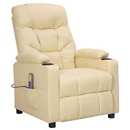 Shumee zvedací polohovací krémové textil, 3093476 - Massage Chair