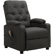 Shumee zvedací polohovací tmavě šedé textil, 3093488 - Massage Chair