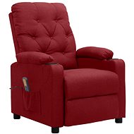Shumee zvedací polohovací vínové textil, 3093490 - Massage Chair